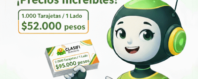 1000 Tarjetas de Presentación